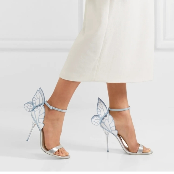 SOPHIA WEBSTER "CHIARA" ICE BRIDAL SANDALS - Picture 8 of 10